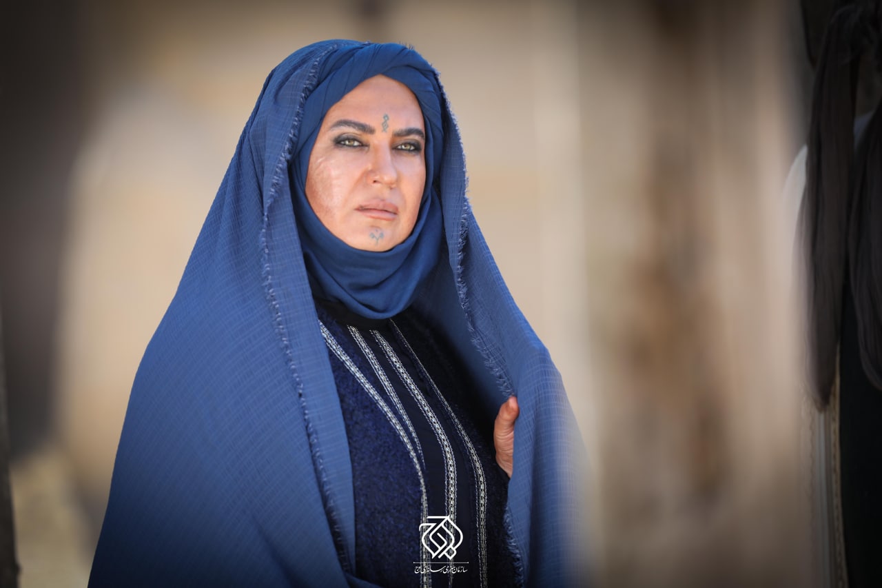 استایل جدید لعیا زنگنه در قامت یک زن عرب