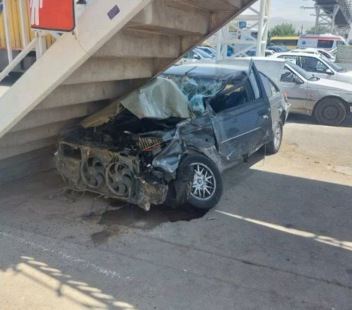 تصادف وحشتناک در بزرگراه کرج - قزوین