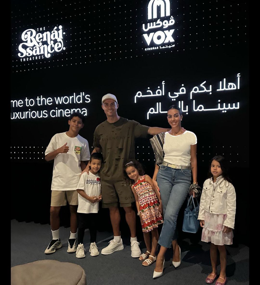 تقریح و خوش‌گذرانی خانواده رونالدو در عربستان