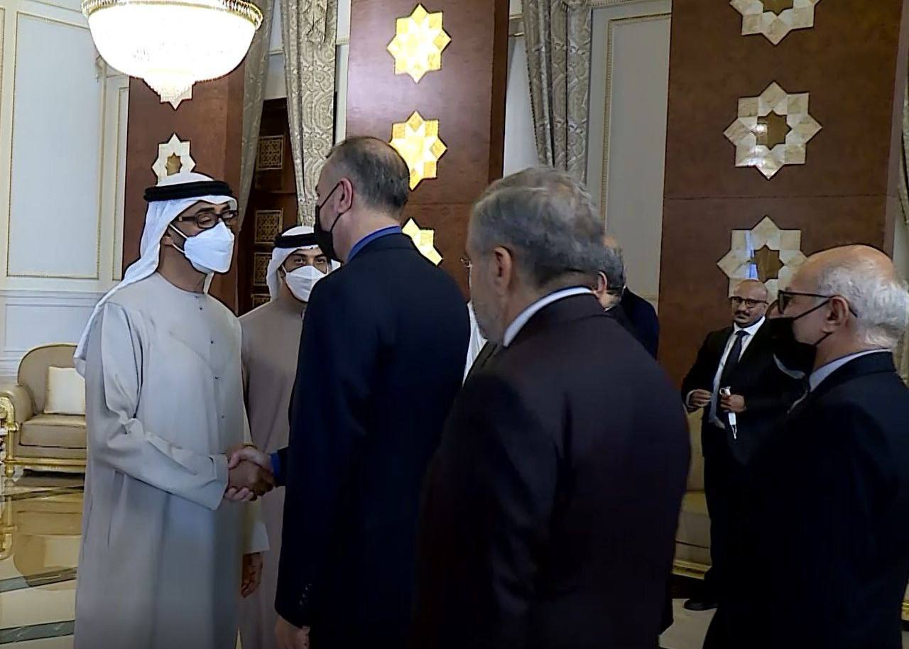 دیدار وزیر خارجه ایران با رییس جدید امارات