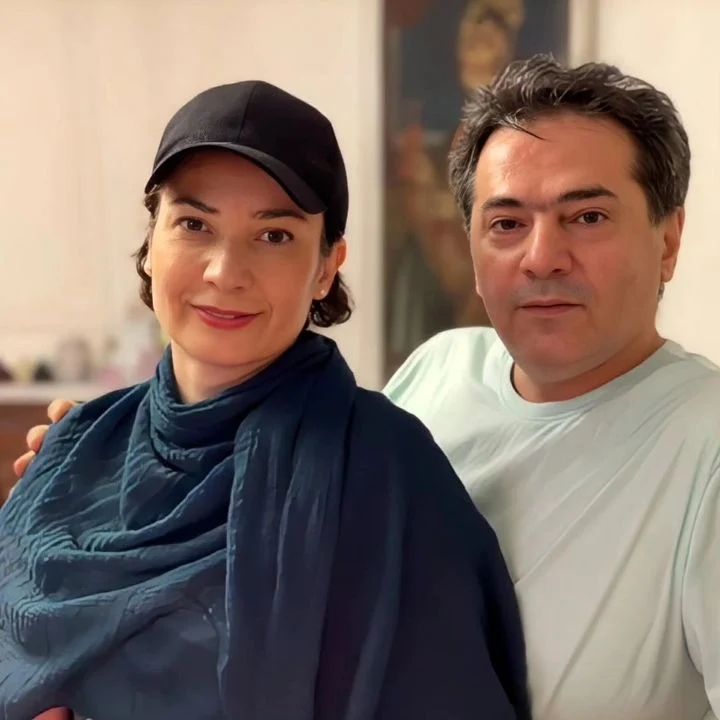 تصویر وایرال شده از نسرین نصرتی و همسرش