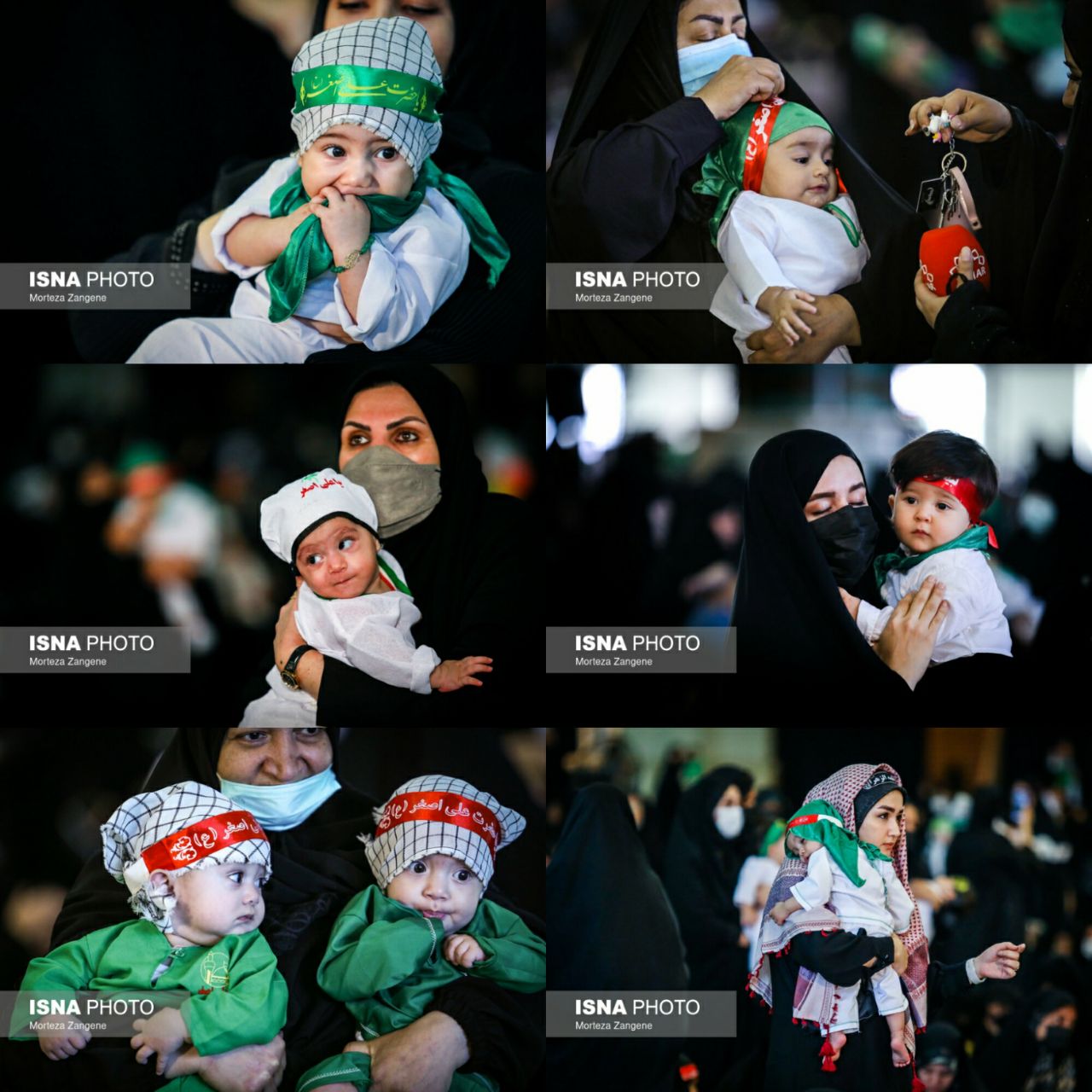 تصاویری از اجتماع شیرخوارگان حسینی در تهران