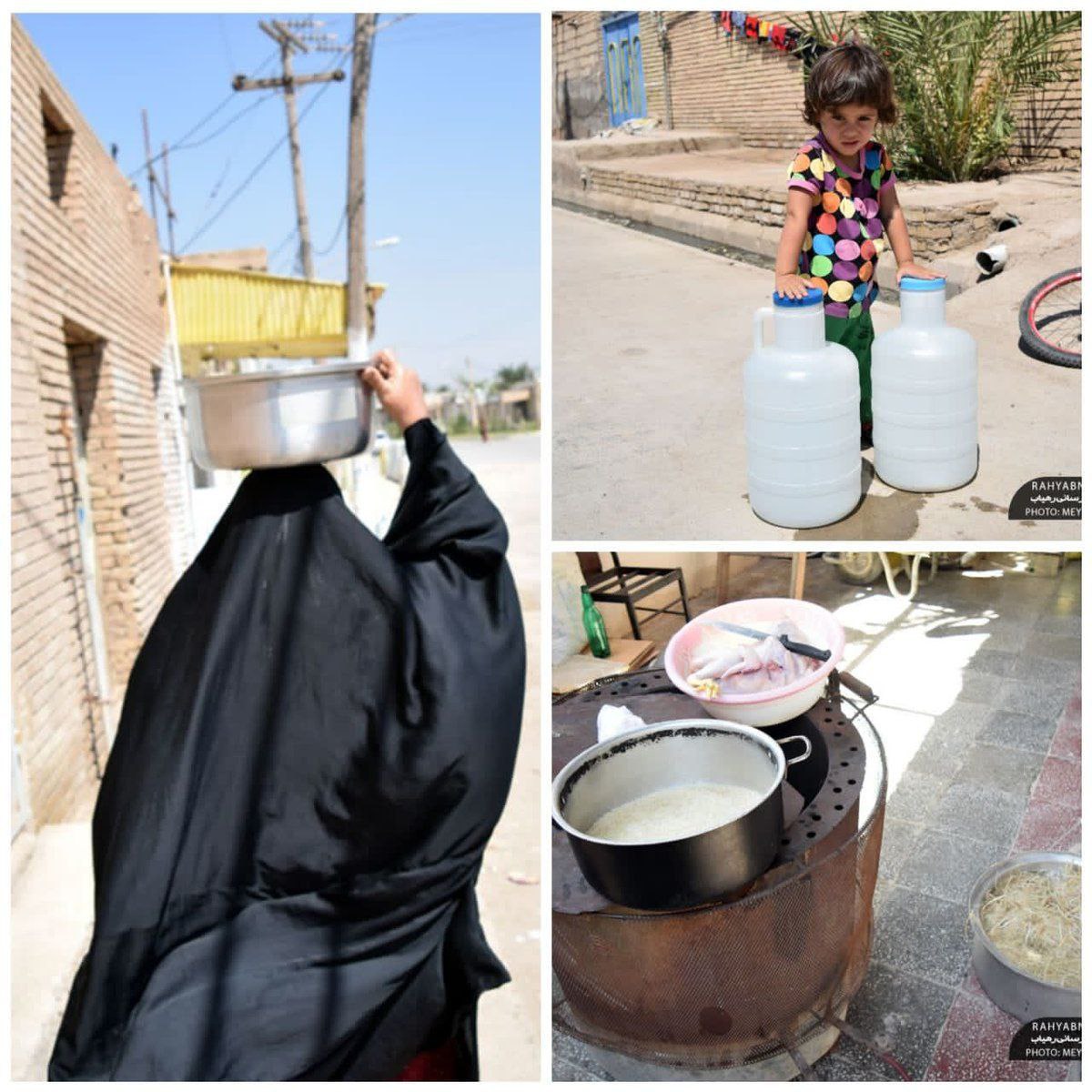 وضعیت اسفناک مردم خوزستان در گرمای 50 درجه!
