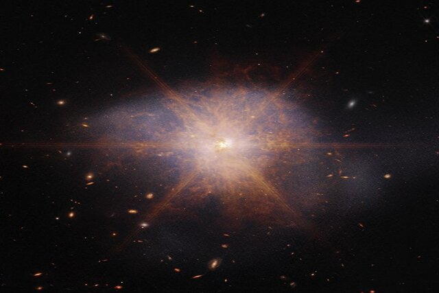 تصویر جدید «جیمز وب» از کهکشان بسیار درخشان