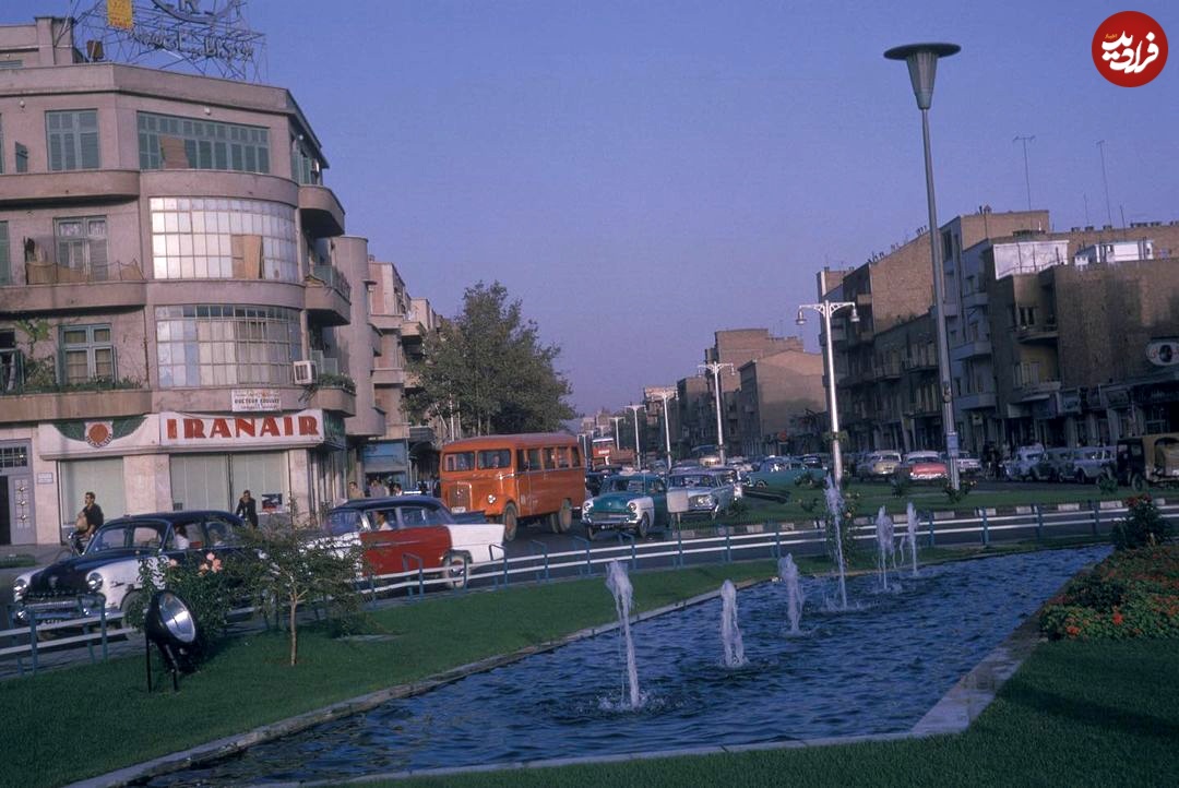 میدان فردوسی 62 سال پیش این شکلی بود