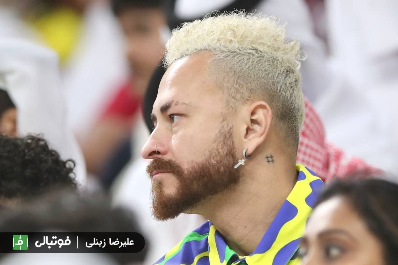 تصویری جالب از بدل نیمار در بازی قطر و اکوادور