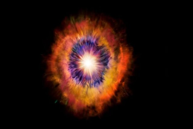 شکار یک ستاره ۸ ساعت پس از تبدیل به ابرنواختر 
