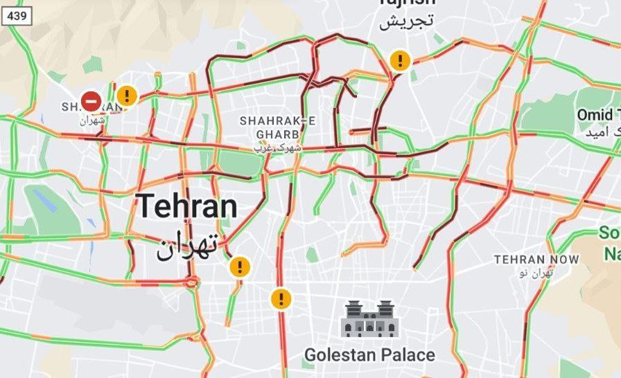 ترافیک فوق‌سنگین پایتخت را قفل کرد