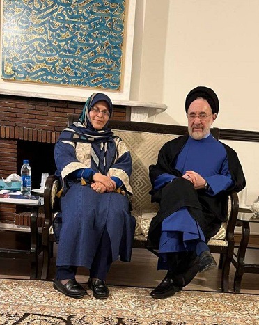 دیدار رئیس جدید جبهه اصلاحات با محمد خاتمی
