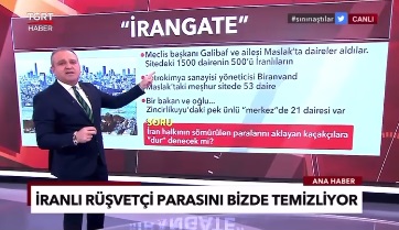 ادعای شبکه TGRT ترکیه درباره خانه‌های ۴۰میلیاردی خانواده قالیباف