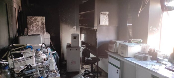 نجات ۳۰ نفر از آتش‌سوزی ساختمان پزشکان در تهران