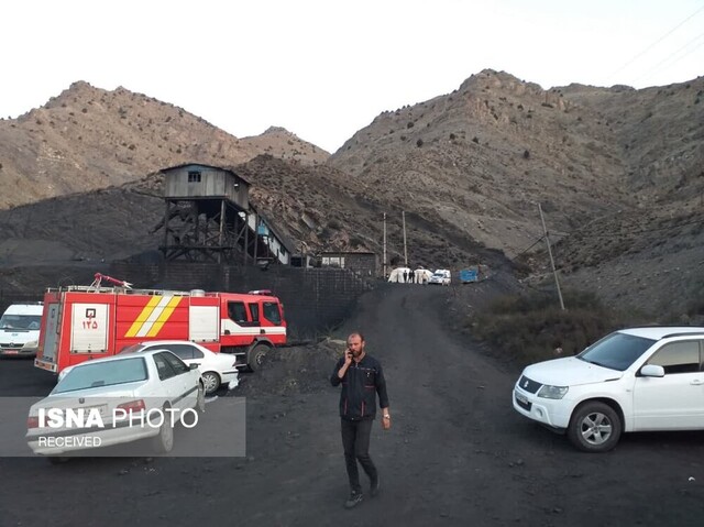 تصاویر دردناک از حادثه مرگبار انفجار معدنِ دامغان