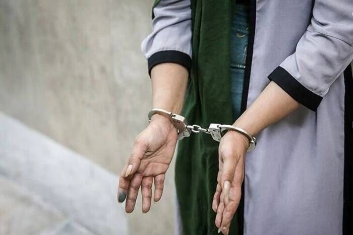 بازداشت یک خانم به دلیل اقدام جنجالی در کرج