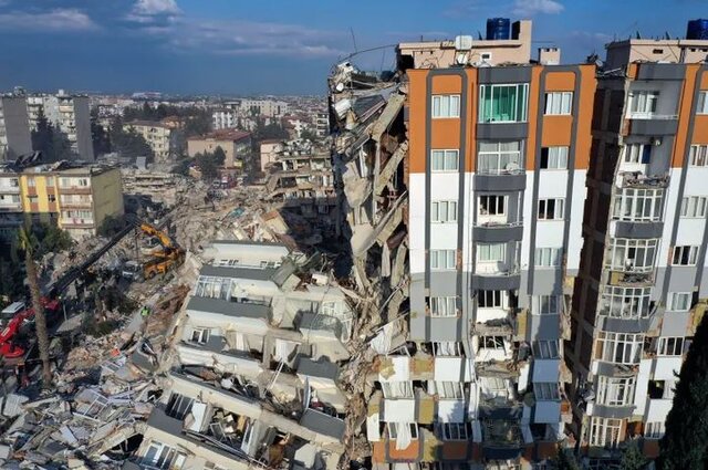 تلفات زلزله در ترکیه بیشتر شد