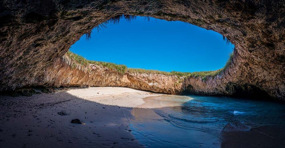 تصاویر دیدنی از ساحل مخفی ماریتا در مکزیک