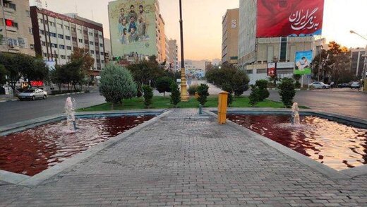 توضیح سازمان پارک‌های شهرداری درباره حوض‌های سرخ تهران