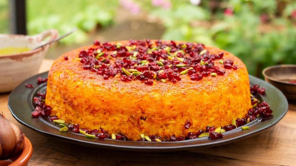 طرز تهیه شیرازی پلو قالبی، غذای شیک و مجلسی