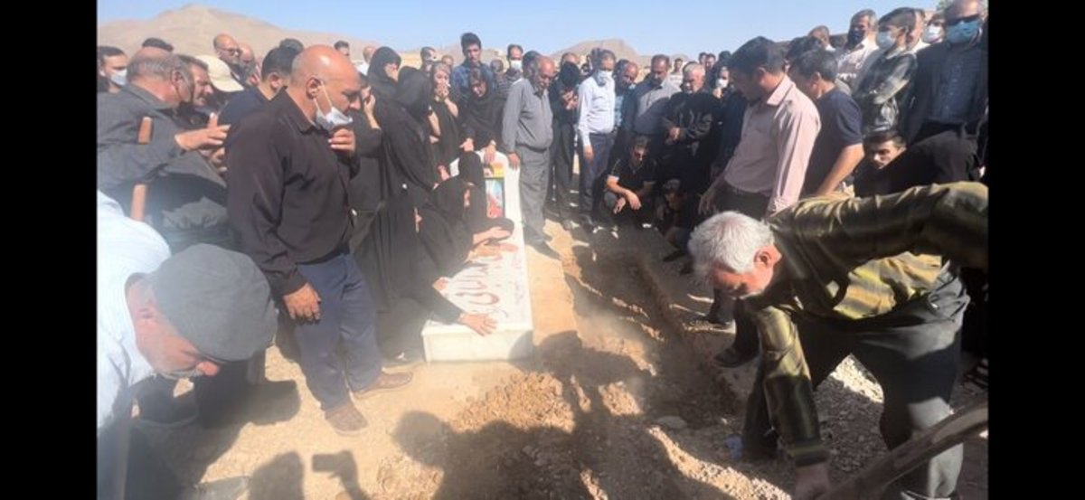 مجید عبدالباقی در کنار برادرش دفن شد