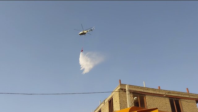 آتش‌سوزی وحشتناک ۳ کارخانه در جاده دماوند