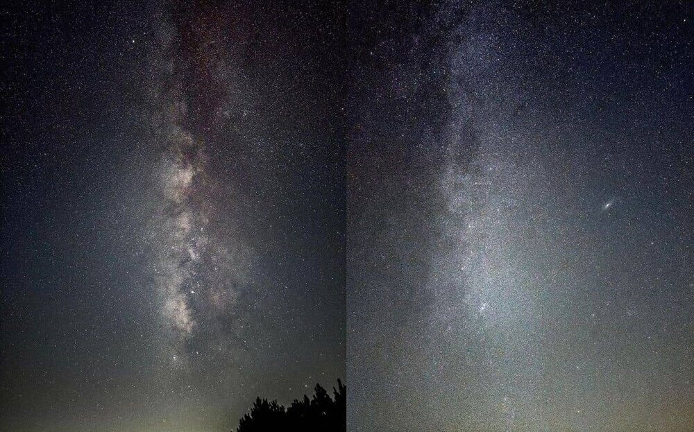 عکاسی بی‌نظیر از کهکشان راه شیری با آیفون ۱۴