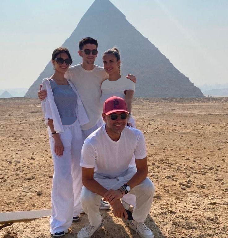 تصویری از تفریح گواردیولا و خانواده‌اش در مصر