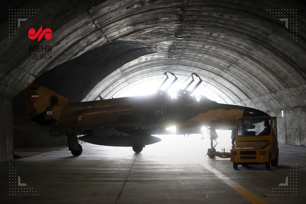 تصاویر پایگاه بزرگ زیرزمینی نیروی هوایی ارتش