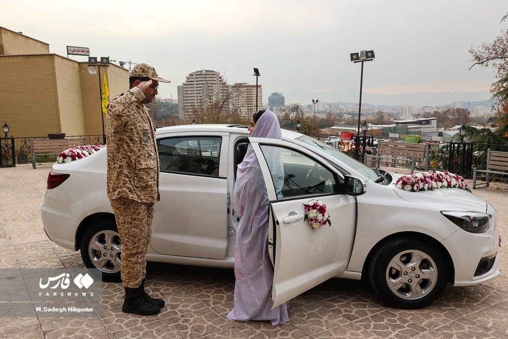 متفاوت‌ترین تصاویر از ازدواج سربازان ارتش ایران