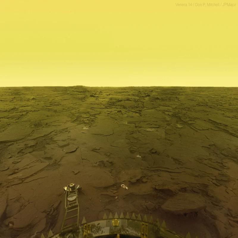 واضح‌ترین عکسی که از سیاره ونوس گرفته شد