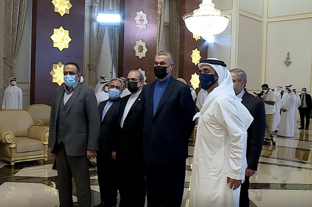 دیدار وزیر خارجه ایران با رییس جدید امارات