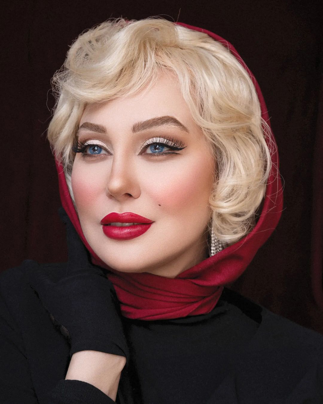 بازیگر زن ایرانی با این آرایش کپی مرلین مونرو شد