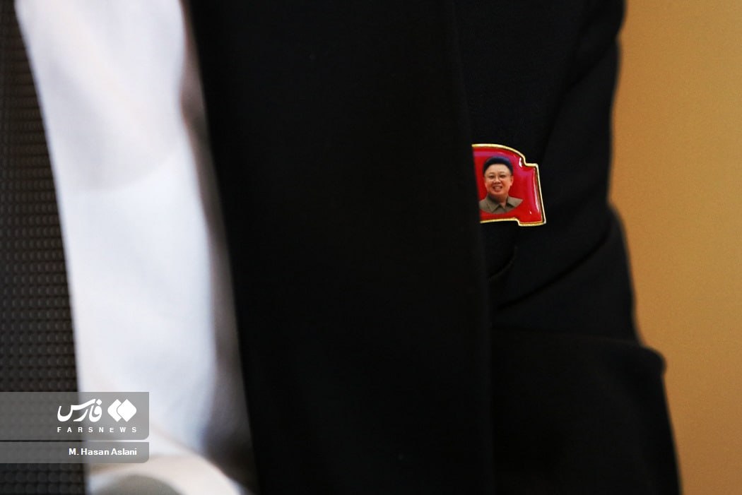 عکسی از رهبر کره شمالی در جشن وزارت خارجه