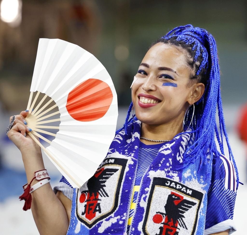 تصاویری جالب از هواداران کرواسی و ژاپن 