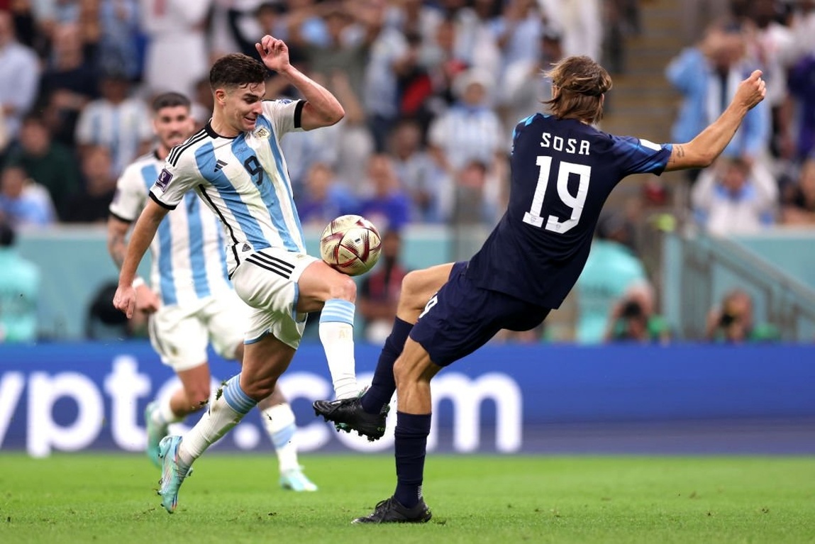 تصاویری از دیدار تیم‌های آرژانتین و کرواسی 