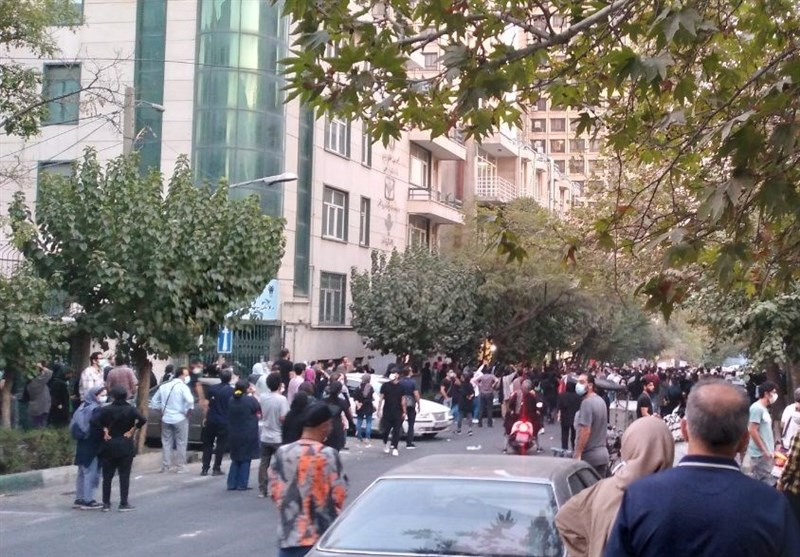 تصاویر جدید از تجمع اعتراضی در تهران