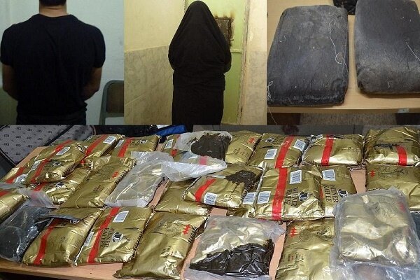دستگیری زوج قاچاقچی با محموله بزرگ مواد مخدر