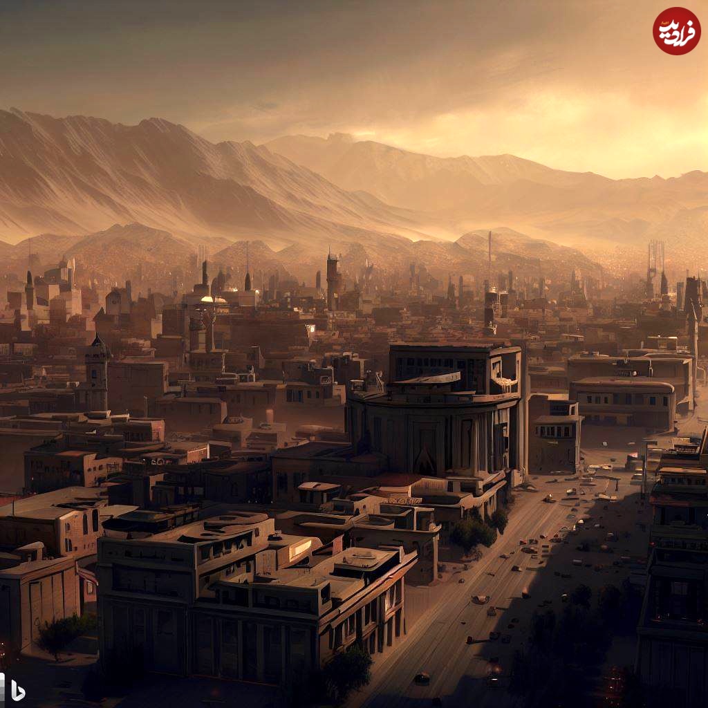 کابل در 100 سال بعد از نگاه هوش مصنوعی