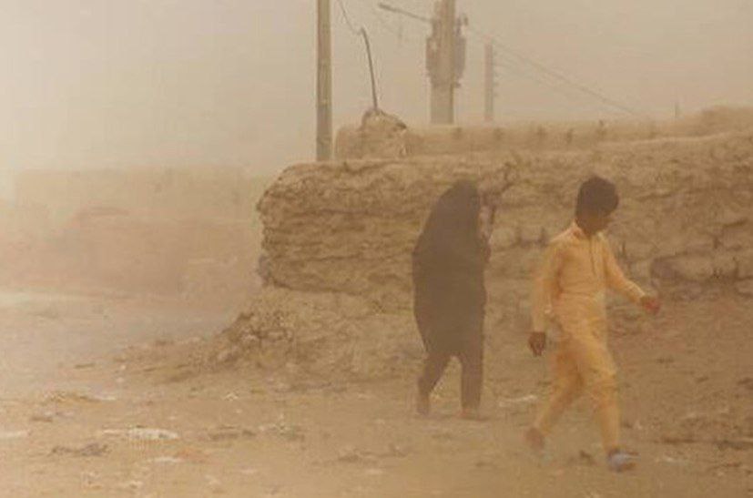تصویر ترسناک از طوفان مهیب در زابل