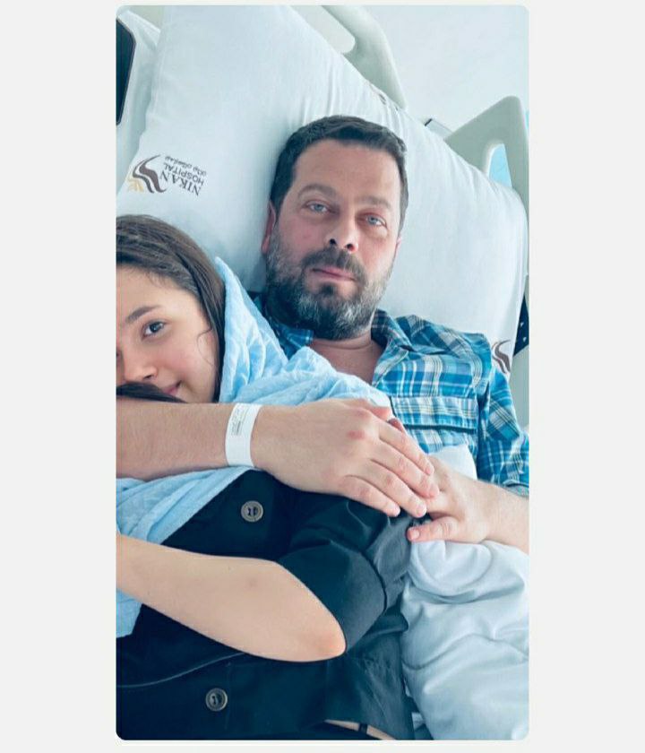 عکسی از پژمان بازغی روی تخت بیمارستان