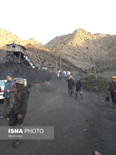 تصاویر دردناک از حادثه مرگبار انفجار معدنِ دامغان