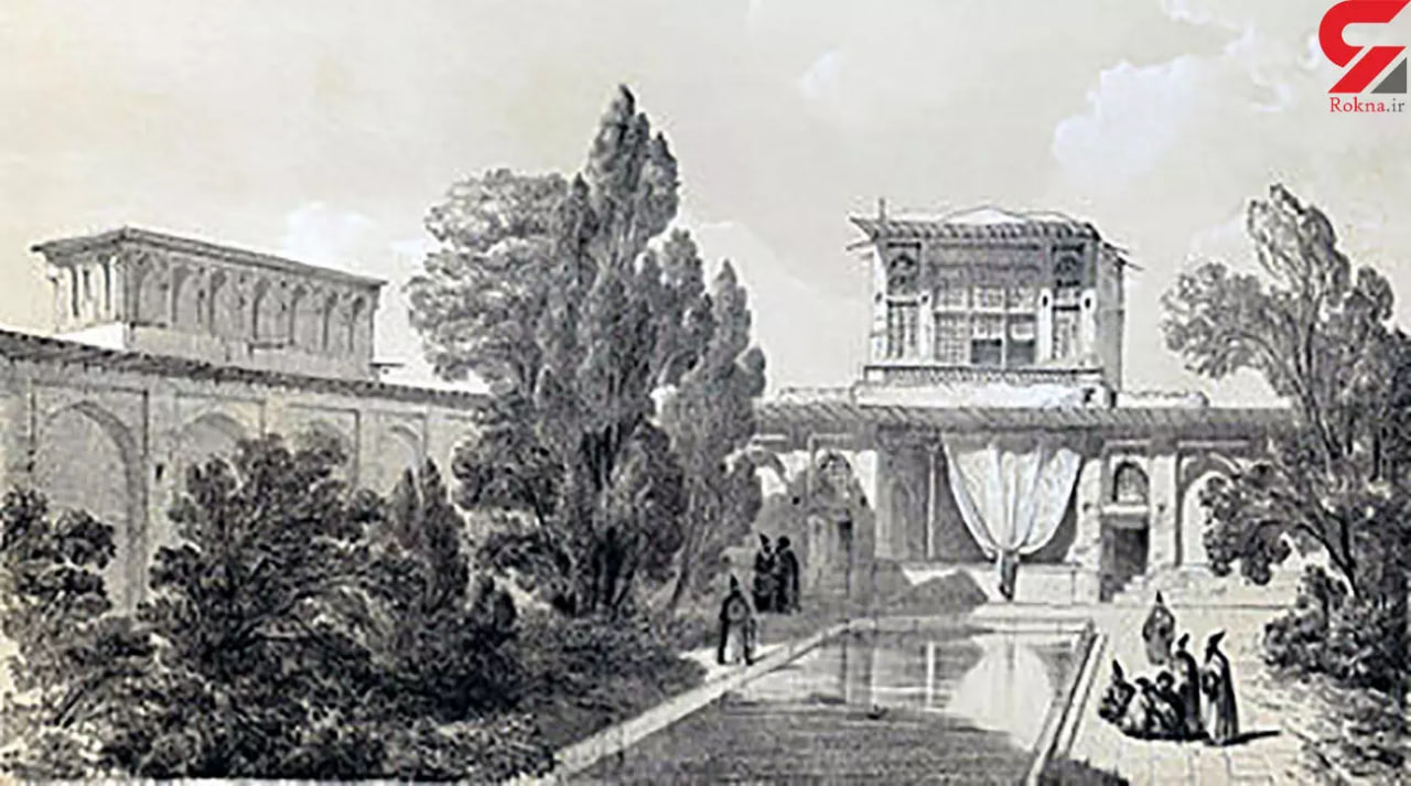 تصاویر زیرخاکی از عمارتی در زمان قاجار