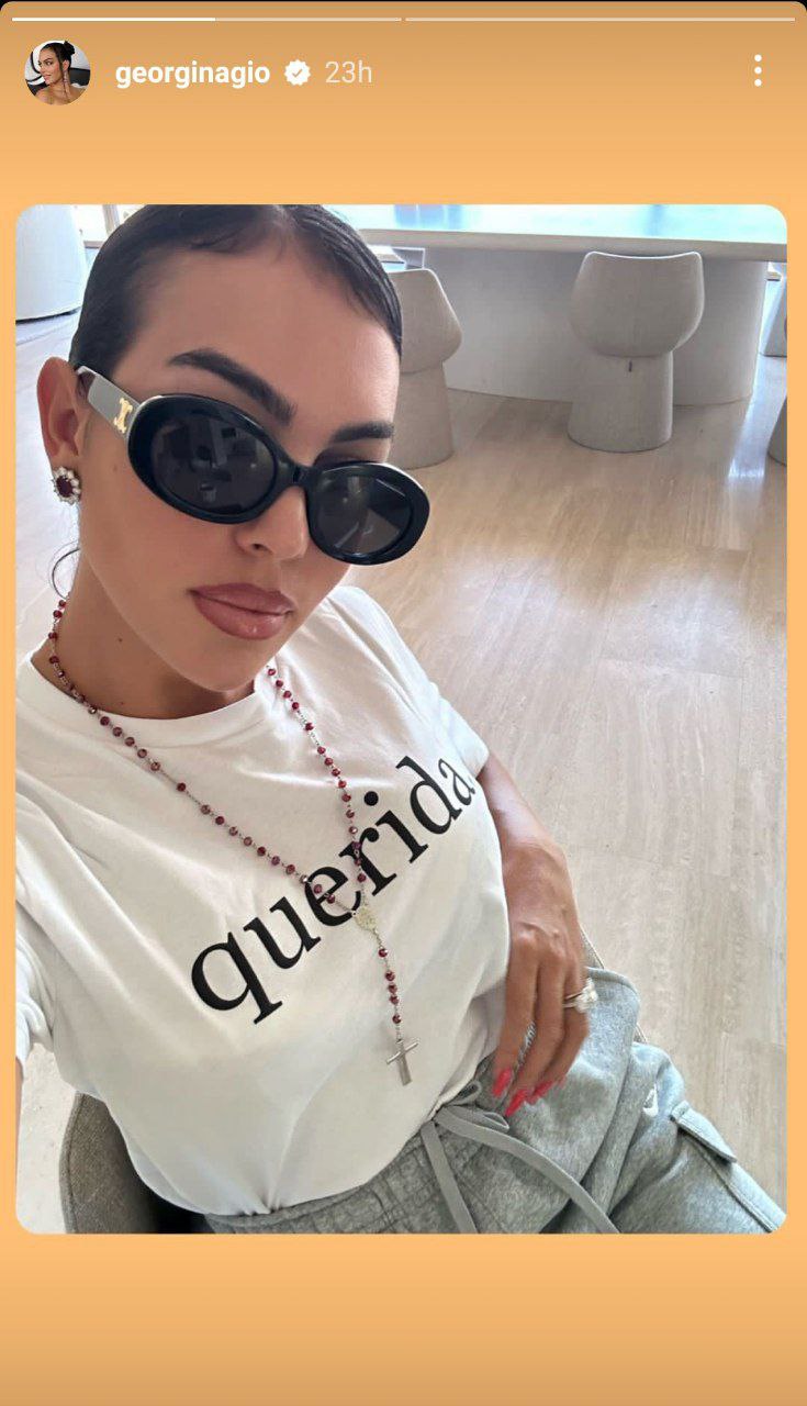 خودنمایی نامزد رونالدو با جواهرات گران‌قیمتش