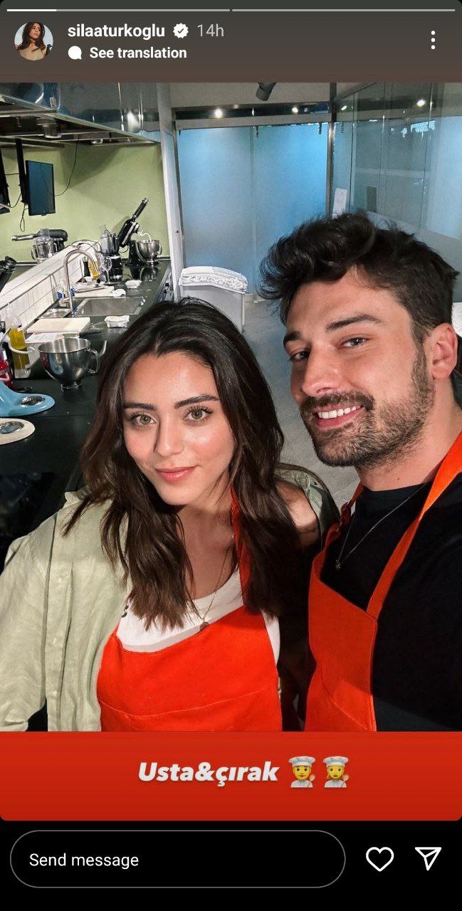 سلفی متفاوت جدیدترین زوج ترکیه در حال آشپزی