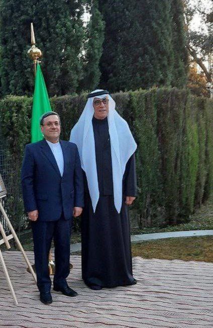 حضور سفیر ایران در افطاری سفیر عربستان 