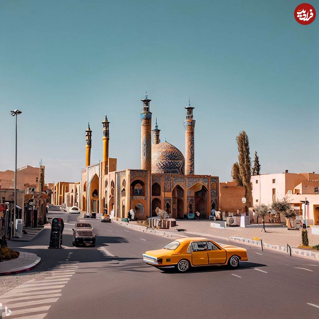 شهر اصفهان 100 سال بعد از نگاه هوش مصنوعی