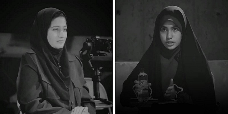 تصویری تاریخی از مناظره دو دختر بر سر حجاب