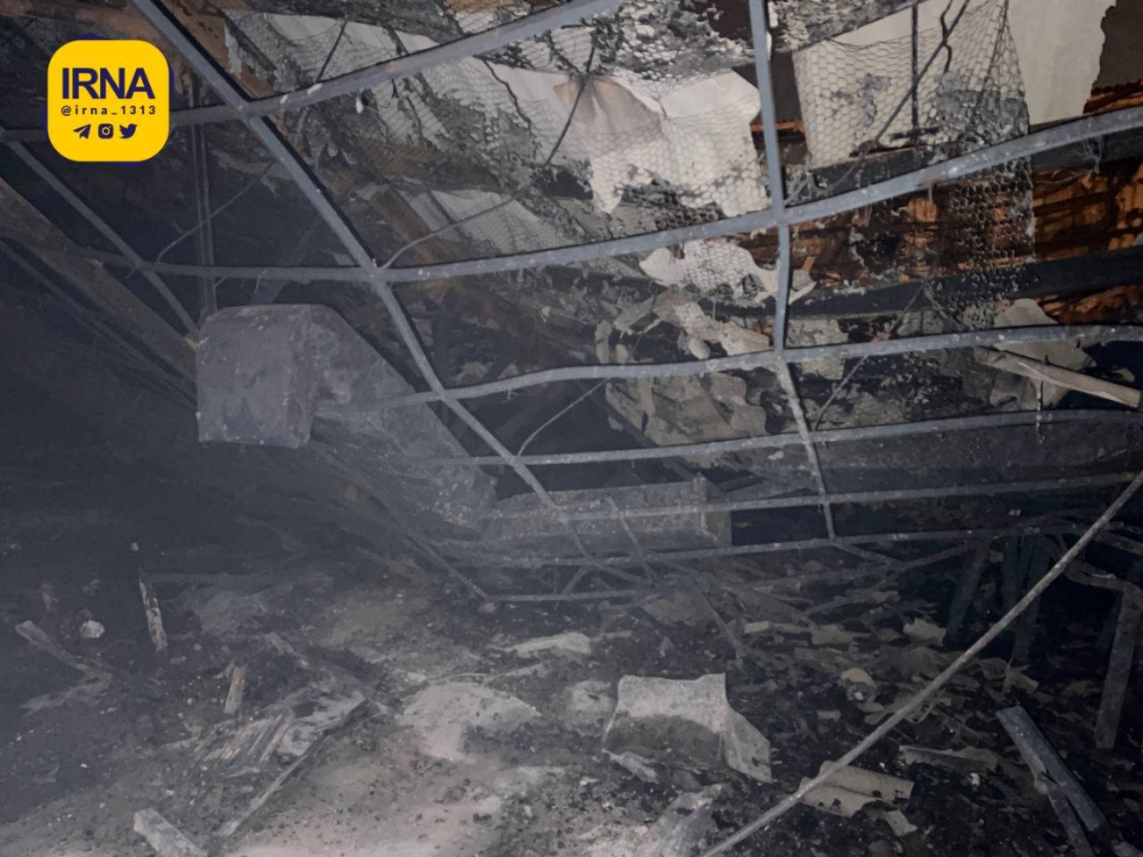 آتش‌سوزی گسترده در «اوین» به روایت تصویر