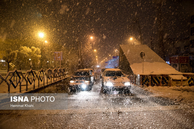 پیش‌بینی بارش برف و باران در تهران