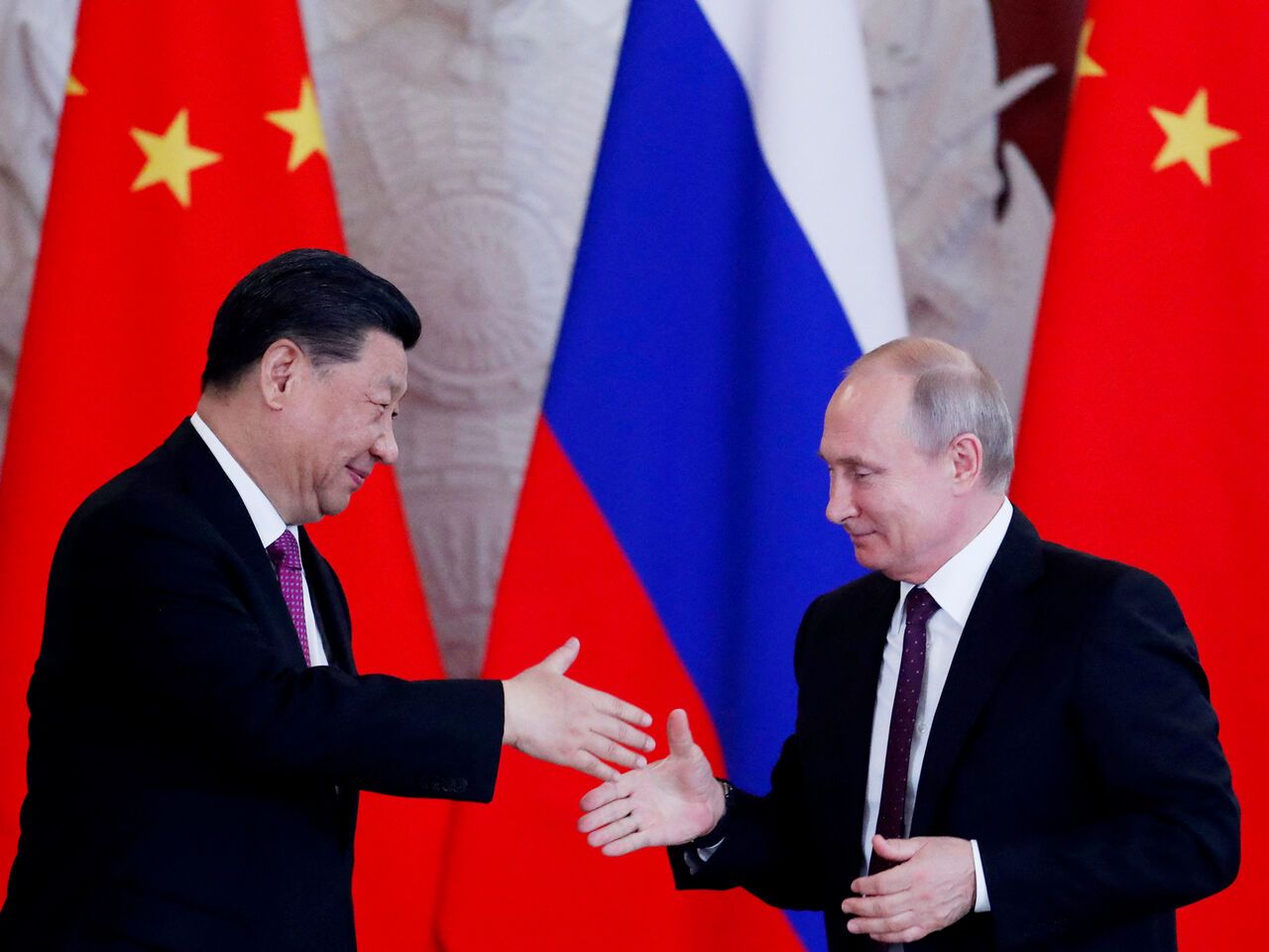 دیدار پوتین با رئیس جمهور چین 