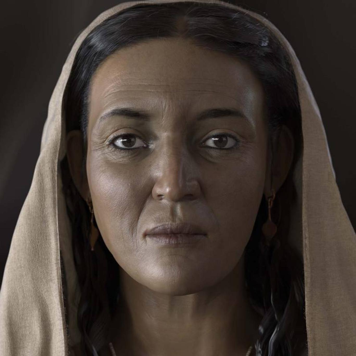 بازسازی چهره زنی از دو هزار سال پیش
