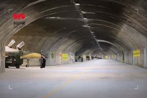 تصاویر پایگاه بزرگ زیرزمینی نیروی هوایی ارتش